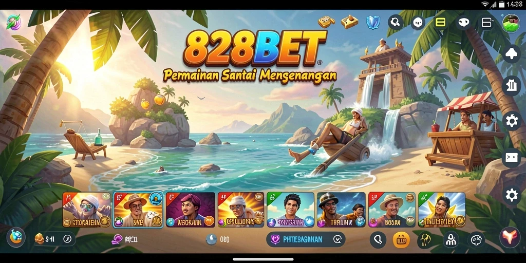 Tampilan gameplay <strong>828BET</strong> yang cerah dan menarik untuk dimainkan.