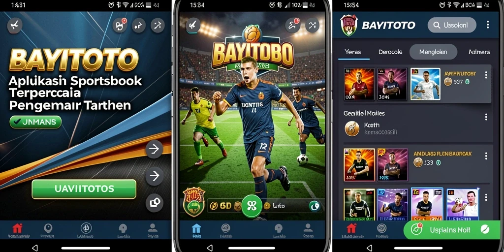 Tampilan gameplay aplikasi Sportsbook BAYITOTO yang menarik.