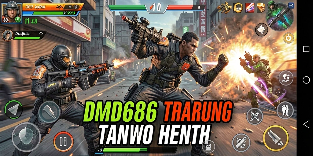 Gameplay DMD686 yang penuh aksi dan tantangan seru.