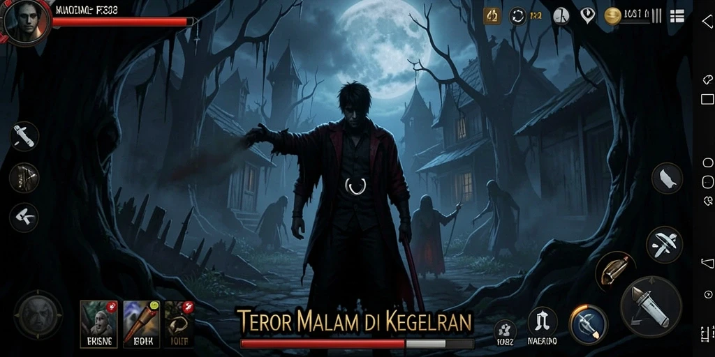 Gameplay F32 yang mencekam dan menegangkan dengan suasana Horror.