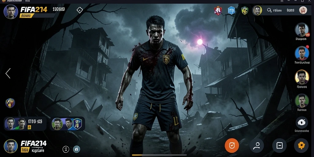 Tangkapan layar dari gameplay FIFA234 yang menyeramkan dan penuh ketegangan.