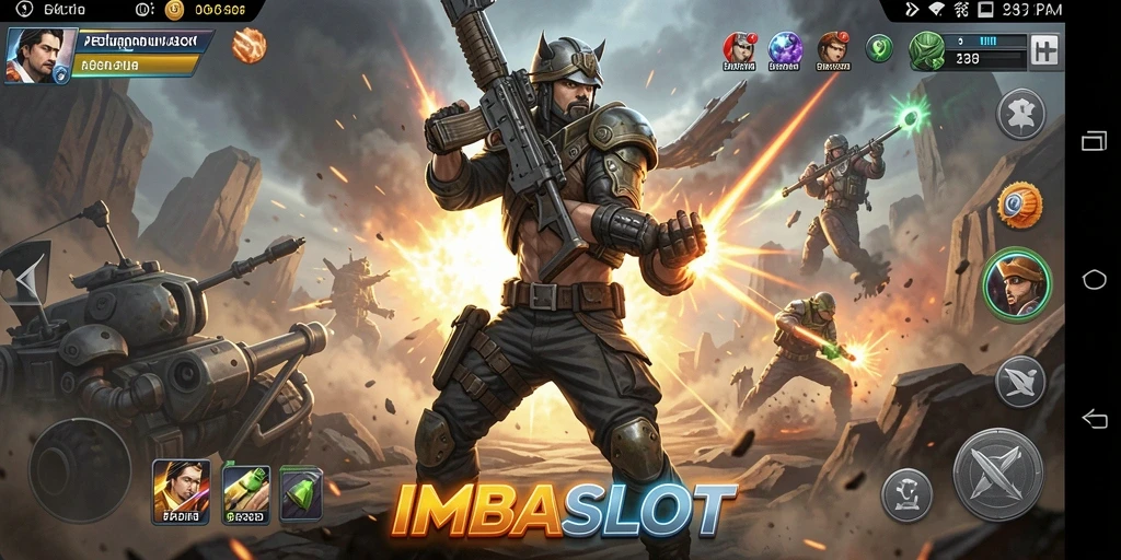 Tampilan gameplay seru dari IMBASLOT dengan aksi yang mendebarkan.