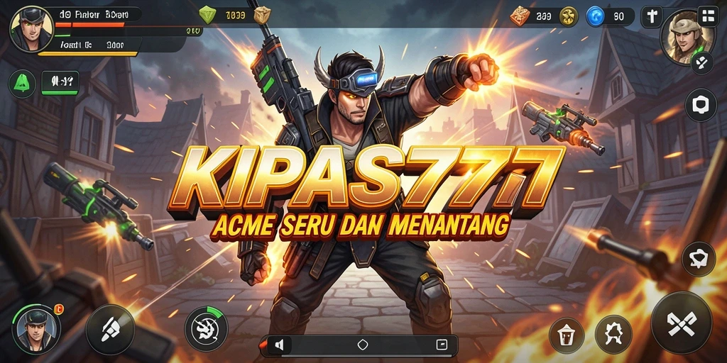 Screenshot KIPAS777 menampilkan aksi mendebarkan di battlefield.