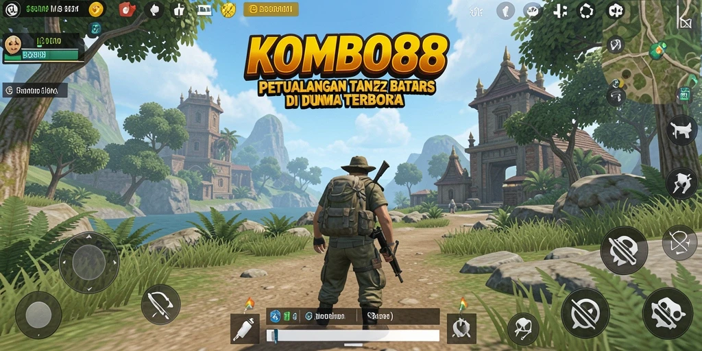 Tampilan visual menakjubkan dari gameplay Open World KOMBO88.