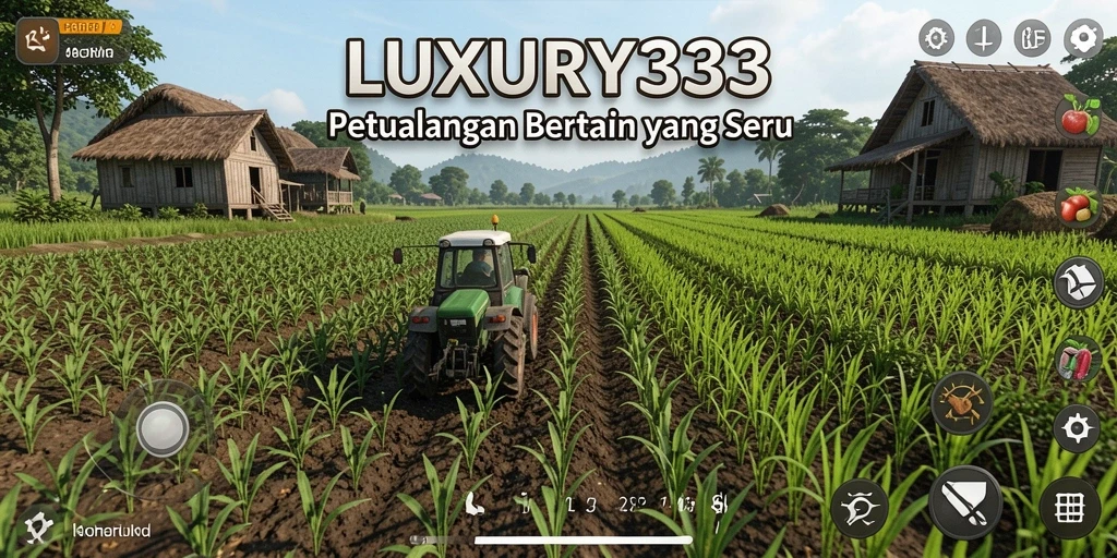 Tampilan gameplay LUXURY333 yang menarik dalam bertani.