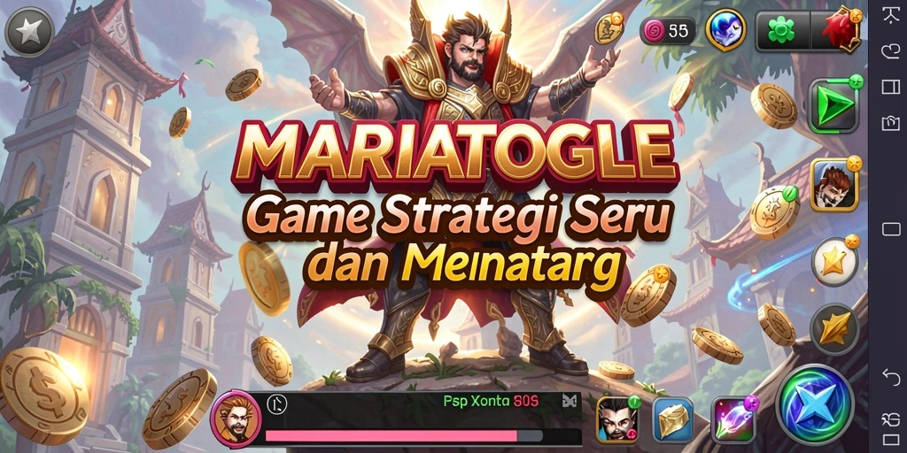 Tangkapan layar utama MARIATOGEL menampilkan gameplay yang mendebarkan dan strategi yang kompleks.
