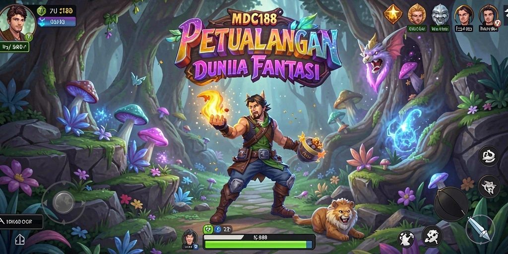 Tampilan gameplay ARPG yang mendebarkan di MDG188.