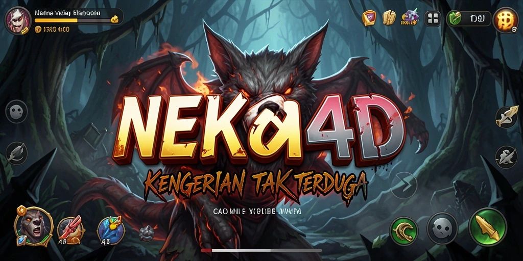 Screenshot gameplay NEKO4D menghadirkan suasana horror mencekam.