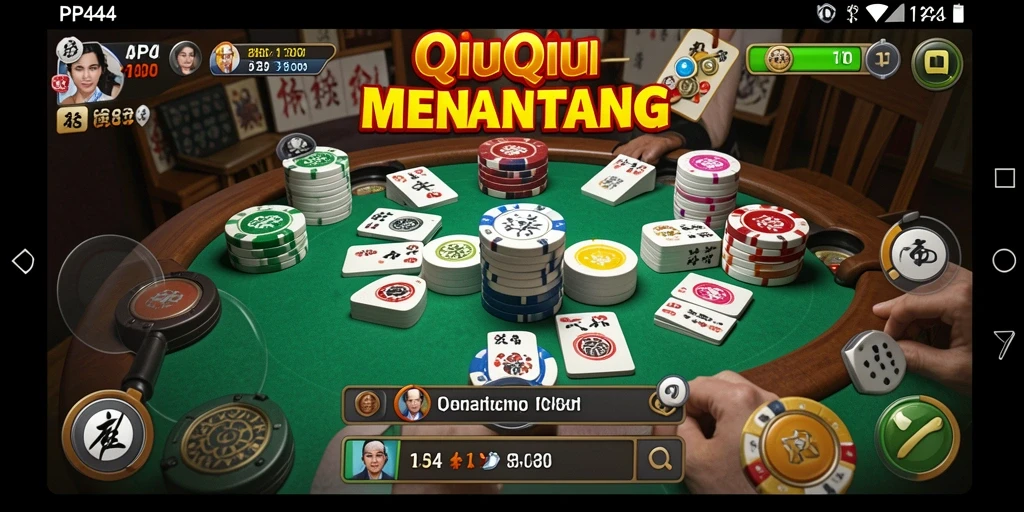 Tampilan screenshot gameplay QiuQiu yang seru dan dinamis.