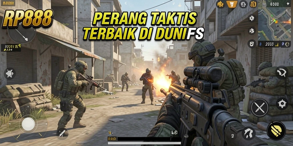 Gameplay intens dan strategi tim di RP888.