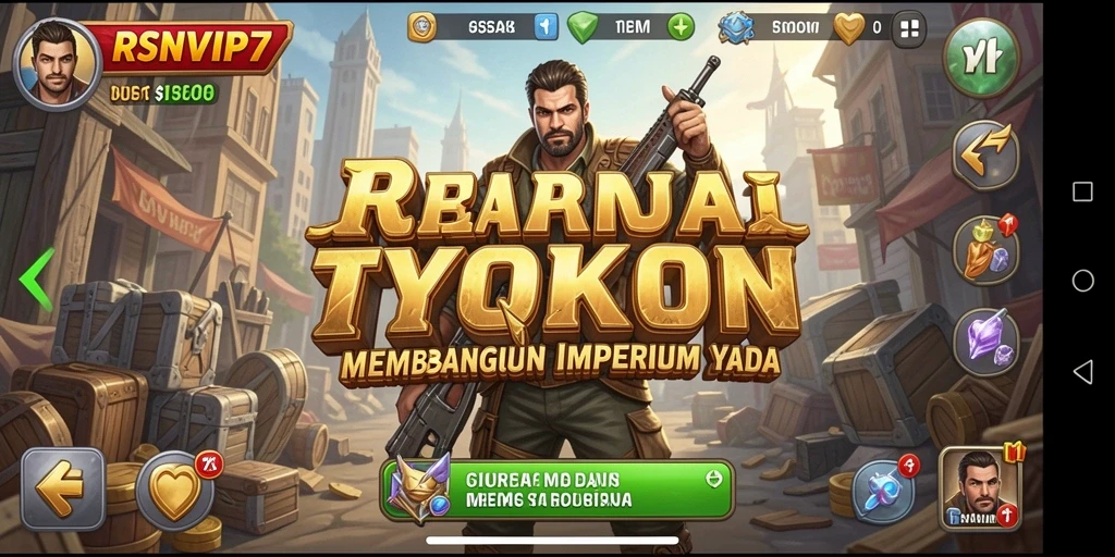 Gameplay Tycoon yang menarik dalam RSNVIP7, penuh strategi dan manajemen.